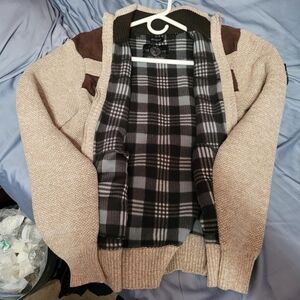 Buffallo David Bitton Men's Zip Up Caridgan Size Medium